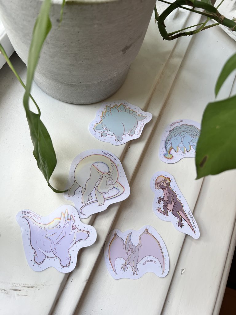 dino stickers
